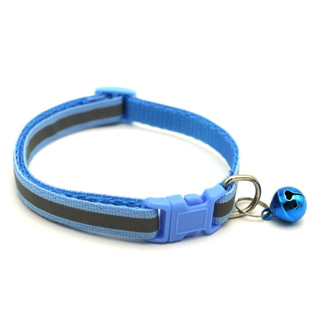 Adjustable 1.0 Nylon Dog Collars Pet Collars With Bells Charm Necklace Collar For Little Dogs Cat Collars Pet Supplies Hot Sale