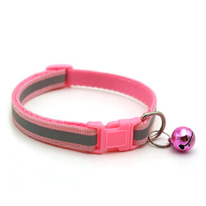 Adjustable 1.0 Nylon Dog Collars Pet Collars With Bells Charm Necklace Collar For Little Dogs Cat Collars Pet Supplies Hot Sale