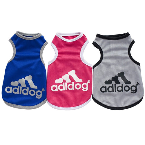 Cute Pet Dog Clothes Soft Dogs Vest New Fashion Sports Cat Shirt Pet Clothing Spring/Summer Cool Sweatshirt Coats For Small Pets