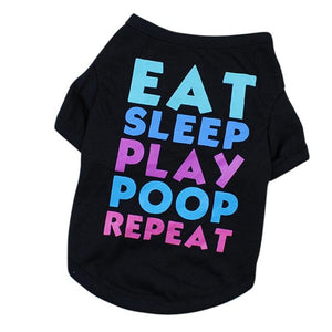 New Dogs T-Shirt 1pc Summer Dog Clothing Polyester T-Shirt Puppy Costume For Small Dog Pets Clothing Size XS/S/M/L/XL Best Gift