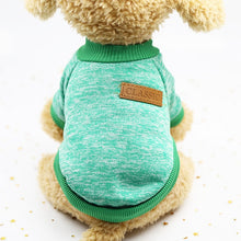 Load image into Gallery viewer, 15 color dog Knit sweater warm winter dog vest classic fashion pet sweater for small dog puppy Breathable t shirt pet supplies