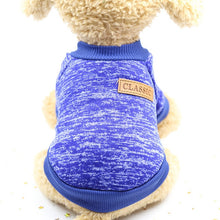 Load image into Gallery viewer, 15 color dog Knit sweater warm winter dog vest classic fashion pet sweater for small dog puppy Breathable t shirt pet supplies