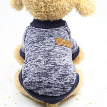 Load image into Gallery viewer, 15 color dog Knit sweater warm winter dog vest classic fashion pet sweater for small dog puppy Breathable t shirt pet supplies