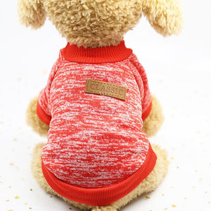 15 color dog Knit sweater warm winter dog vest classic fashion pet sweater for small dog puppy Breathable t shirt pet supplies