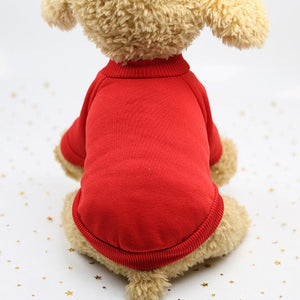 15 color dog Knit sweater warm winter dog vest classic fashion pet sweater for small dog puppy Breathable t shirt pet supplies