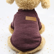 Load image into Gallery viewer, 15 color dog Knit sweater warm winter dog vest classic fashion pet sweater for small dog puppy Breathable t shirt pet supplies