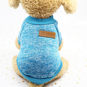 15 color dog Knit sweater warm winter dog vest classic fashion pet sweater for small dog puppy Breathable t shirt pet supplies