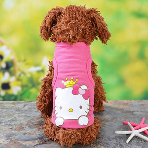 Pet Dog Clothes Summer T Shirt Vest Sports Costume Yorkshire Chihuahua Puppy Pet Dog Clothing Cool Summer Cat Dog Shirt Vest 35