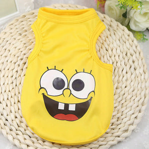 Pet Dog Clothes Summer T Shirt Vest Sports Costume Yorkshire Chihuahua Puppy Pet Dog Clothing Cool Summer Cat Dog Shirt Vest 35