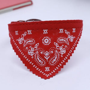 Small Dog Scarf Adjustable Pet Cat Collars Scarf 2019 New Neckerchief Necklace Trigon Pet Accessories Free Shipping 23